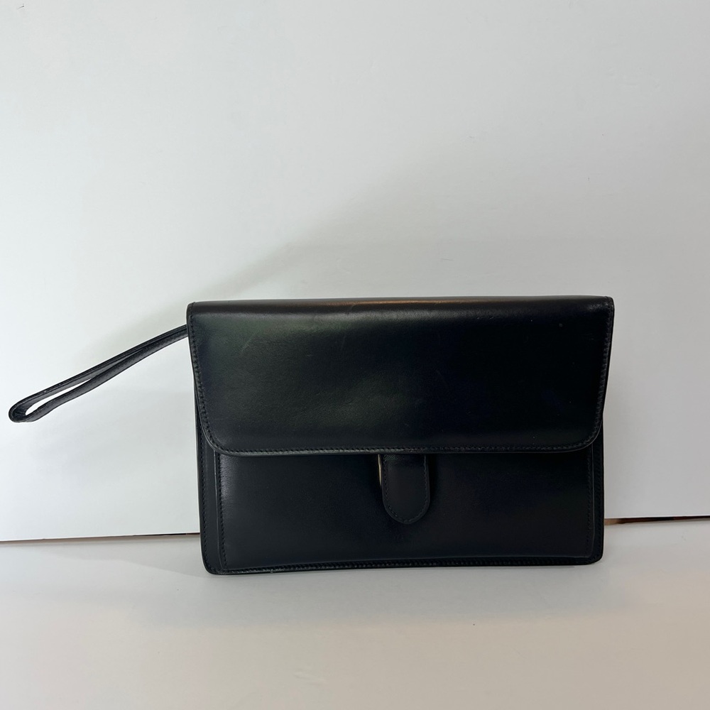 Etienne Aigner Black Clutch Wristlet